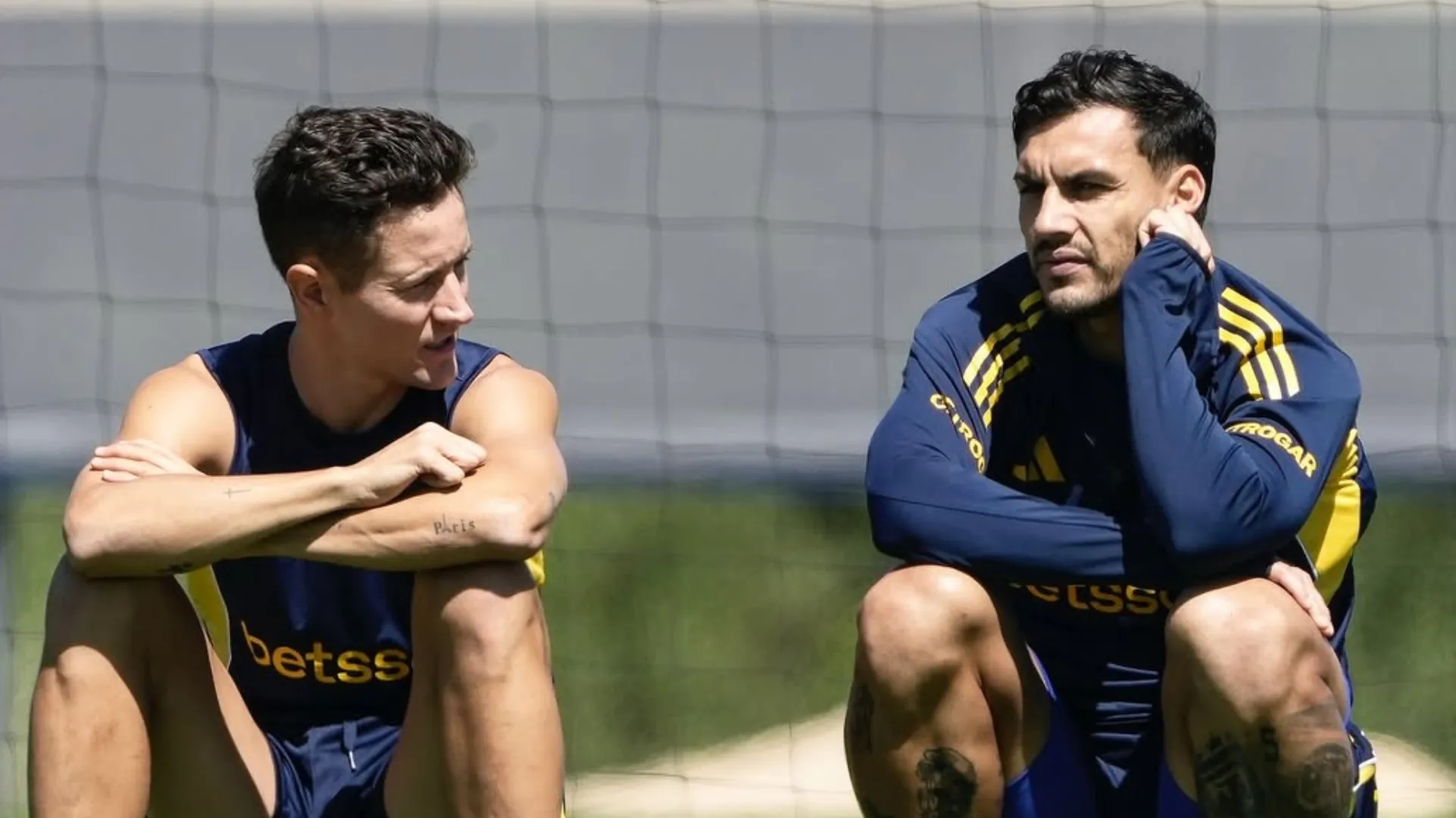 Paredes y Ander Herrera, la dupla ideal de Boca. (javierphotogamma)