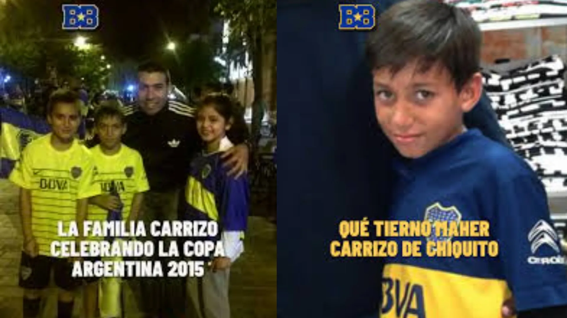 ¿Es de Boca? Las imágenes que aparecieron de Carrizo.