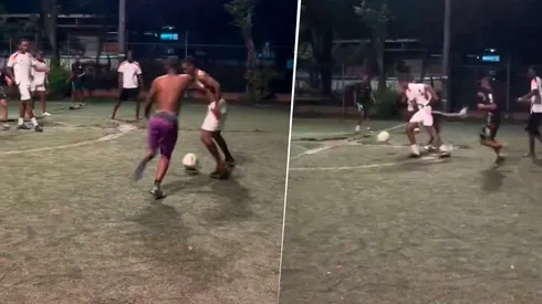 Hinestroza, a puro fútbol antes de su arribo a Boca.