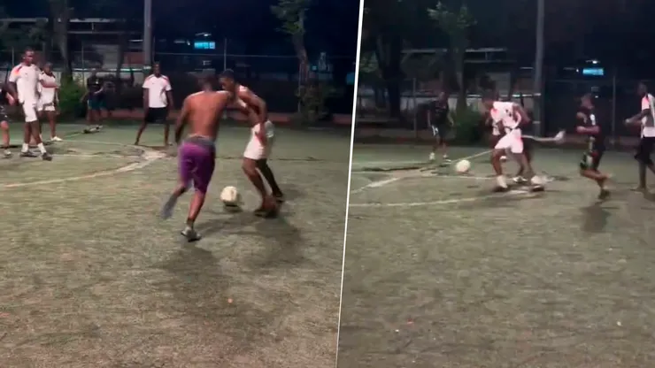 Hinestroza, a puro fútbol antes de su arribo a Boca.
