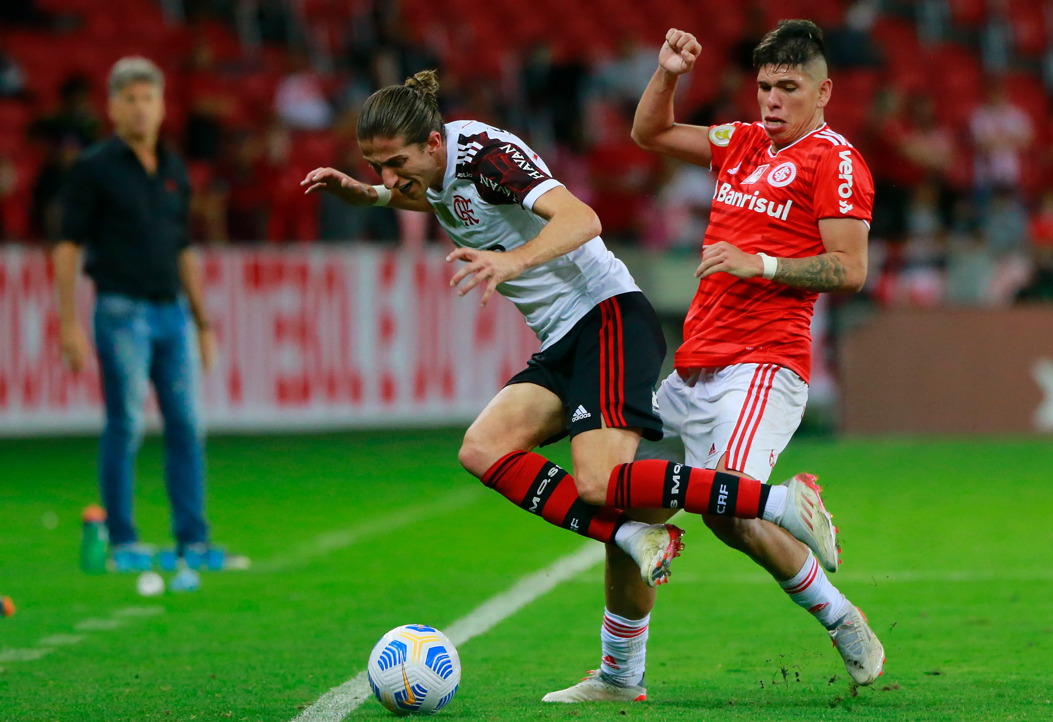 Palacios jugó en Inter de Porto Alegre durante el 2021. (Getty Images)