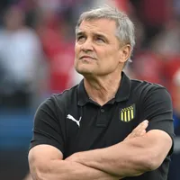 El DT de Peñarol, picante contra Boca y River por las "excusas" sobre Flamengo y Palmeiras en la Copa Libertadores