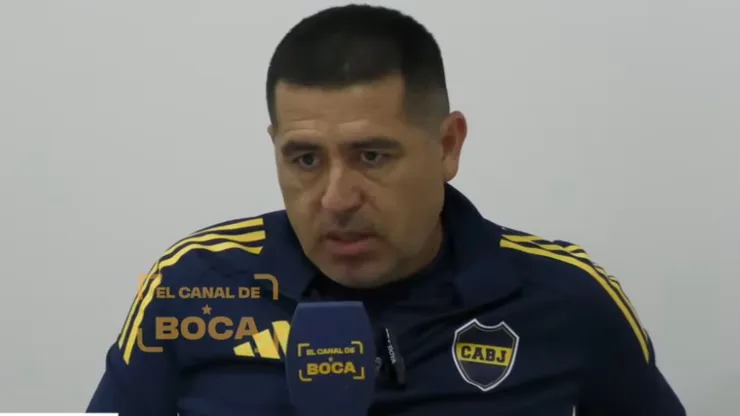 Riquelme habló del mercado de pases de Boca: "A no volvernos tan locos"