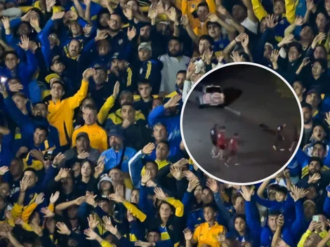 Un hincha de Boca se cruzó con el plantel de River en Uruguay e hizo lo que todo fanático hubiera hecho