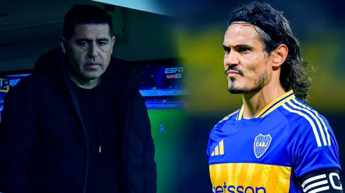 Riquelme habló cara a cara con Cavani.
