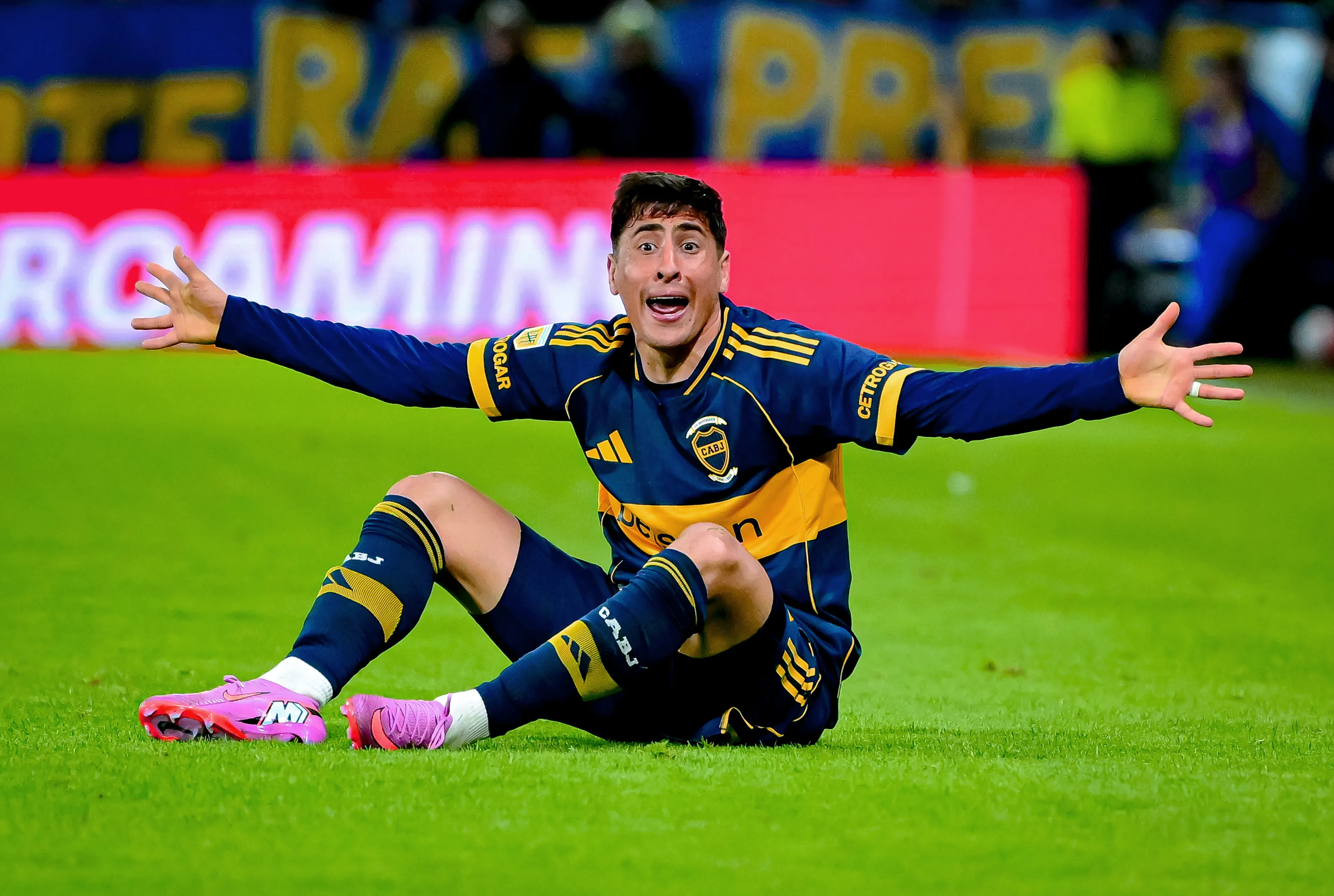 Merentiel se pierde el debut de Boca por lesión. (Getty Images)