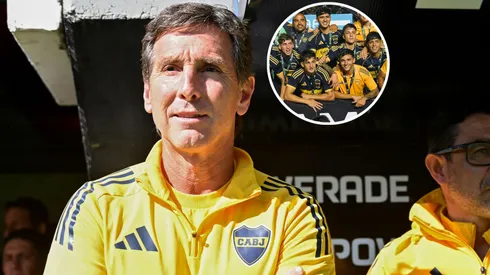 Úbeda subió a un juvenil de Boca a Primera. 
