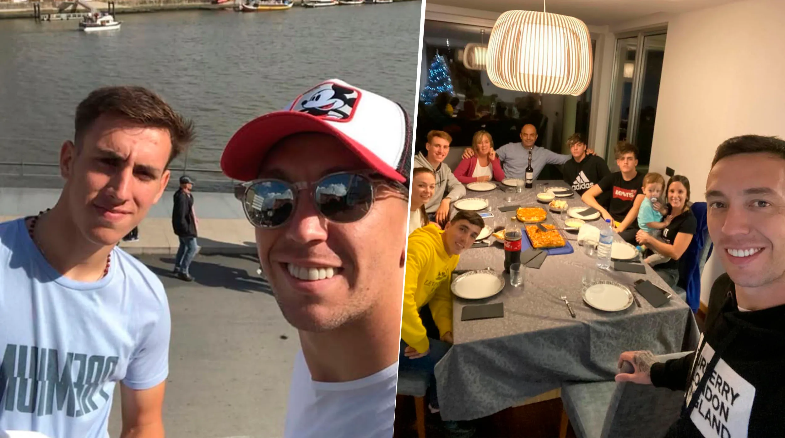 El delantero que quiere Boca junto a Marchesín. (@r_auzmendi)