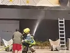 Incendio frente a La Bombonera en la previa de Boca vs. Riestra: qué pasó