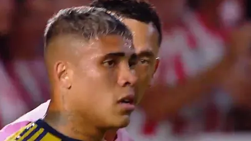 El fuerte reproche de Marchesín a Ayrton Costa tras el primer gol de Estudiantes.