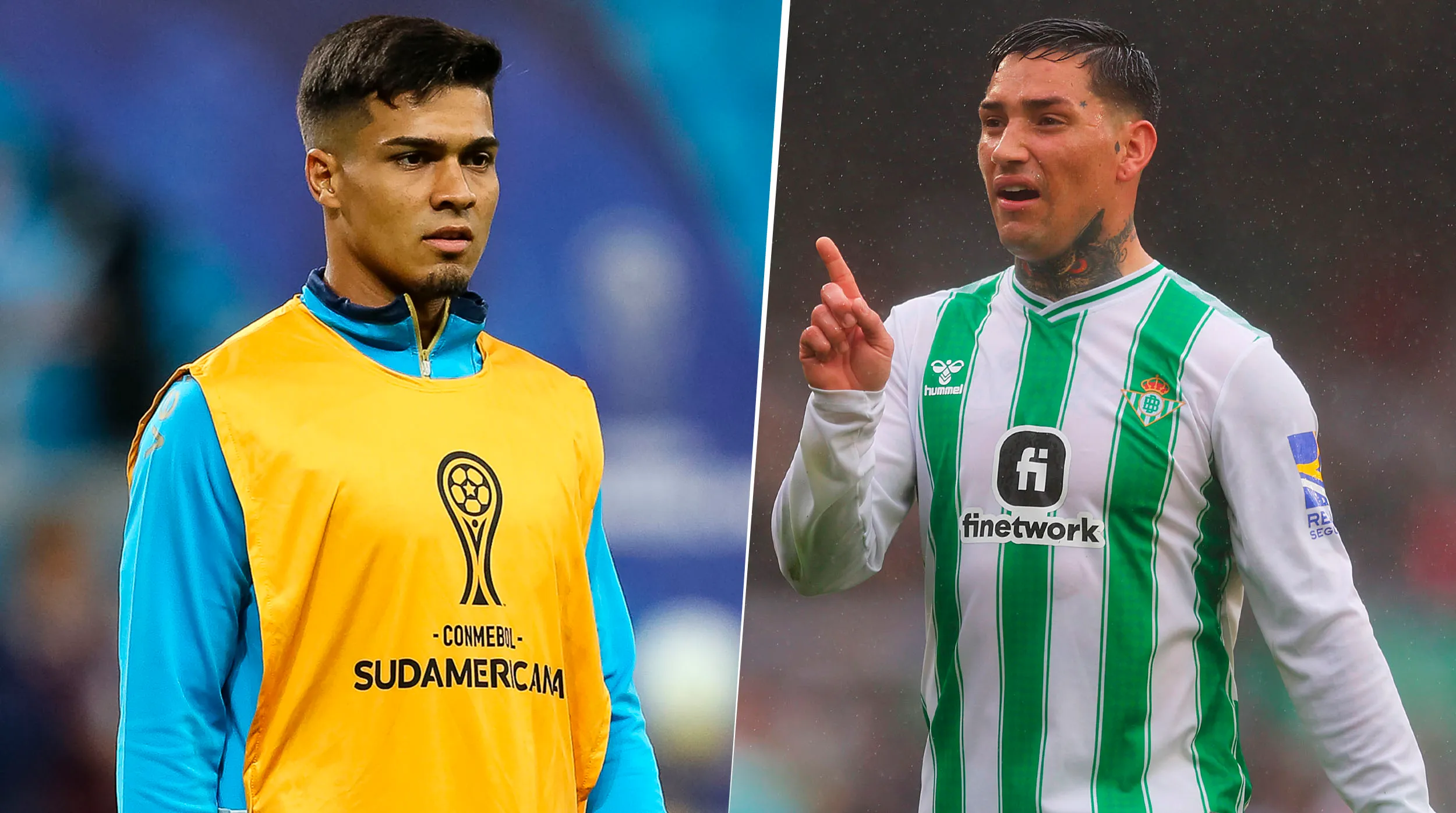 Arezo y Ávila, en carpeta de Boca. (Getty)