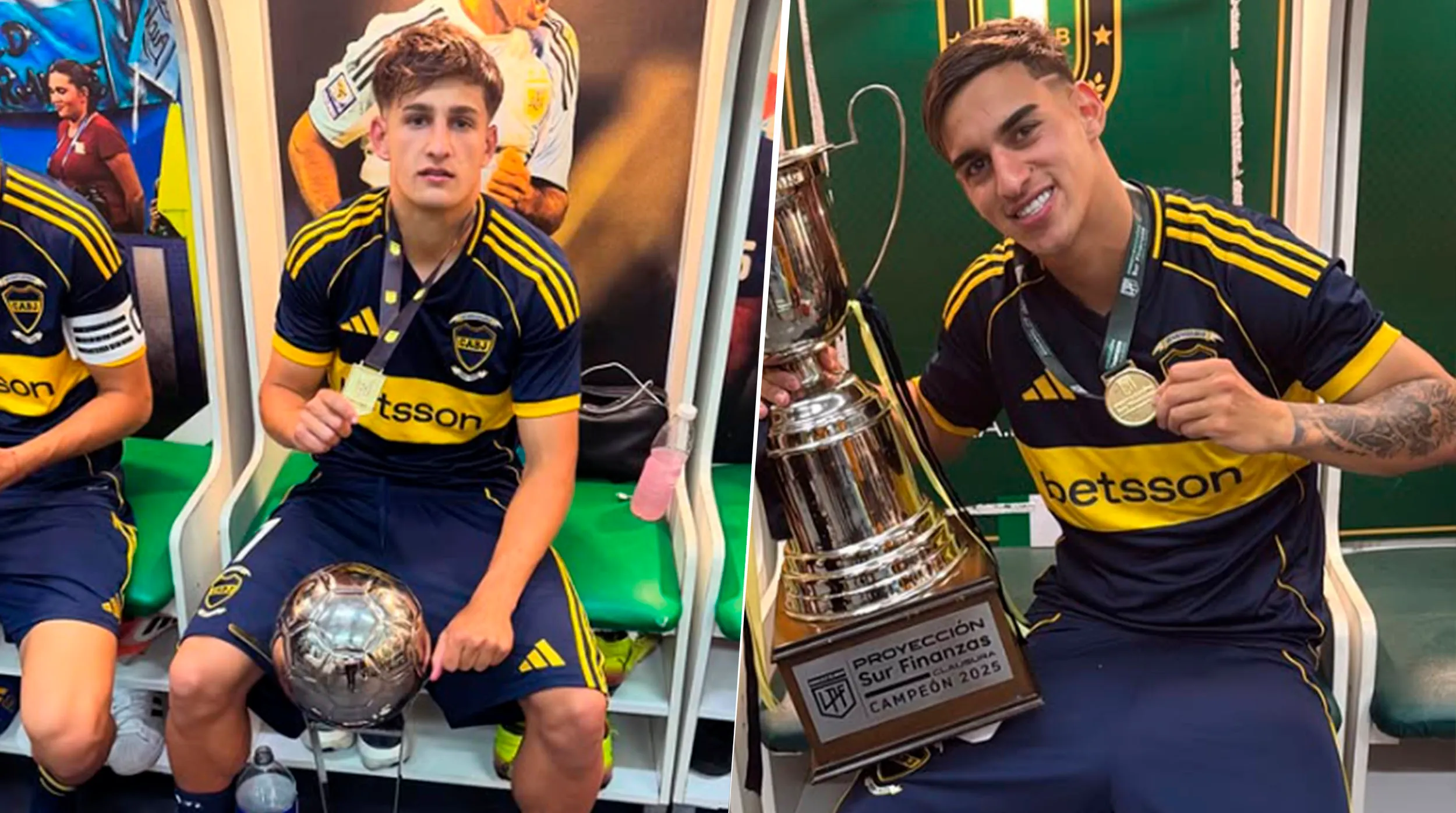 Zufiaurre y Gelini serían titulares en Boca. (Instagram)