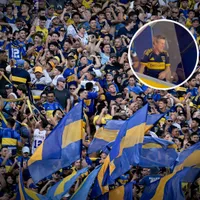 El cantito de la hinchada de Boca al actor de Hollywood que visitó La Bombonera