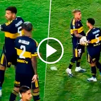 No se vio: la avivada de Paredes antes del penal que terminó el segundo gol de Boca