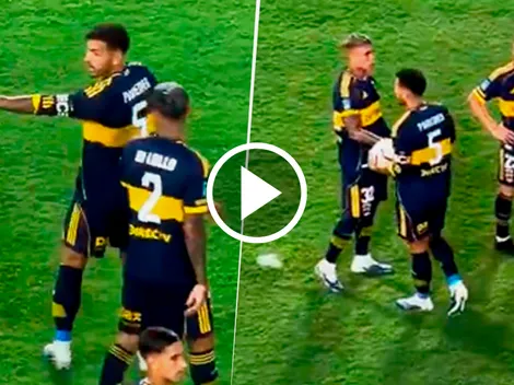 No se vio: la avivada de Paredes antes del penal que terminó el segundo gol de Boca