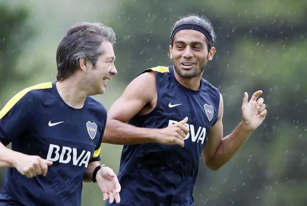 Walter Erviti, durante su etapa en Boca (Boca oficial).