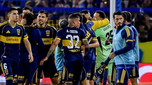 Los jugadores de Boca se juntaron a almorzar. 
