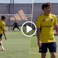 ¿Tendrá su chance? El golazo de Tomás Aranda en el entrenamiento de Boca
