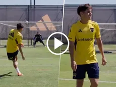 ¿Tendrá su chance? El golazo de Tomás Aranda en el entrenamiento de Boca