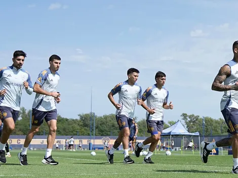 Siguen en Boca: los tres jugadores que se entrenan apartados y no serán tenidos en cuenta