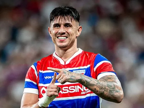 El gesto de Adam Bareiro en su gol con Fortaleza que fue viral entre los hinchas de Boca