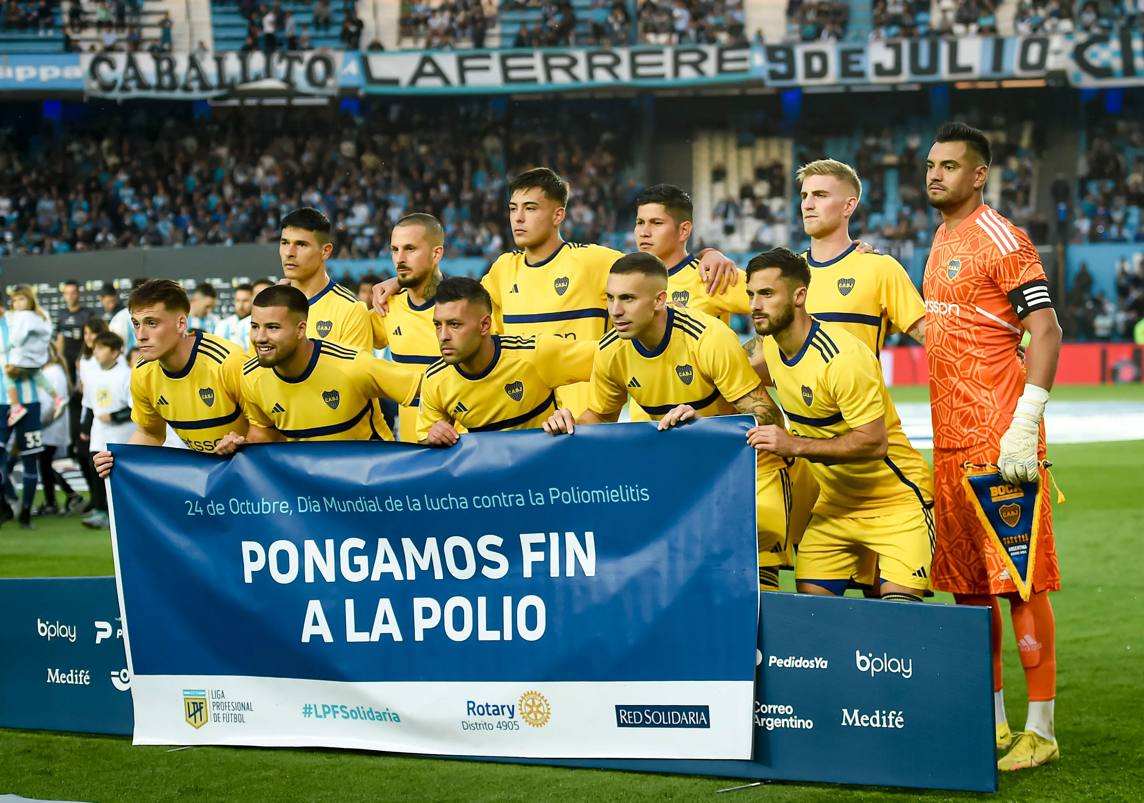 Ante Racing en 2023, el último partido de Weigandt como titular en Boca. (Getty)