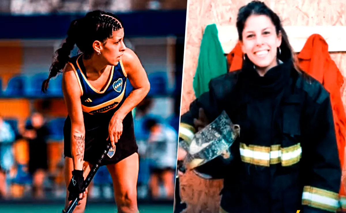 La jugadora de Boca que también es bombera y combate el incendio en la Patagonia: 