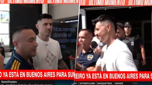 Bareiro habló tras llegar a la Argentina.