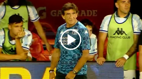 Costas reaccionó al empate en La Bombonera.