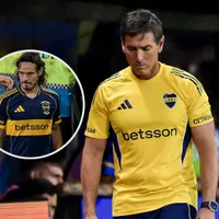 Qué dijo Úbeda del flojo partido de Cavani en Boca vs. Racing