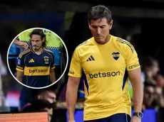 Qué dijo Úbeda del flojo partido de Cavani en Boca vs. Racing