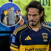 Cómo fue el encuentro entre Cavani y un grupo de hinchas tras el Boca-Racing