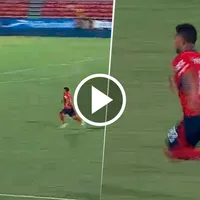 No se puede creer: el golazo que fabricó Fabra en su primer partido en DIM