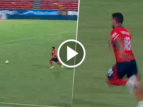 No se puede creer: el golazo que fabricó Fabra en su primer partido en DIM