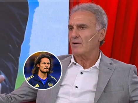 Ruggeri liquidó a Cavani por su presente en Boca: "Tiene que dejar de jugar"