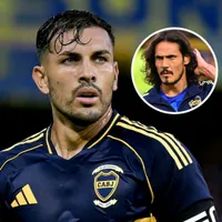 De su bolsillo: el gesto de Paredes que expone a Cavani ante los hinchas de Boca