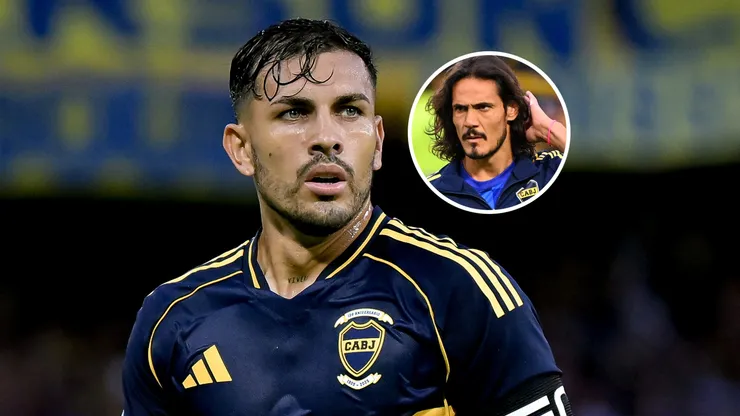 El gesto de Paredes que expuso a Cavani entre los hinchas de Boca.