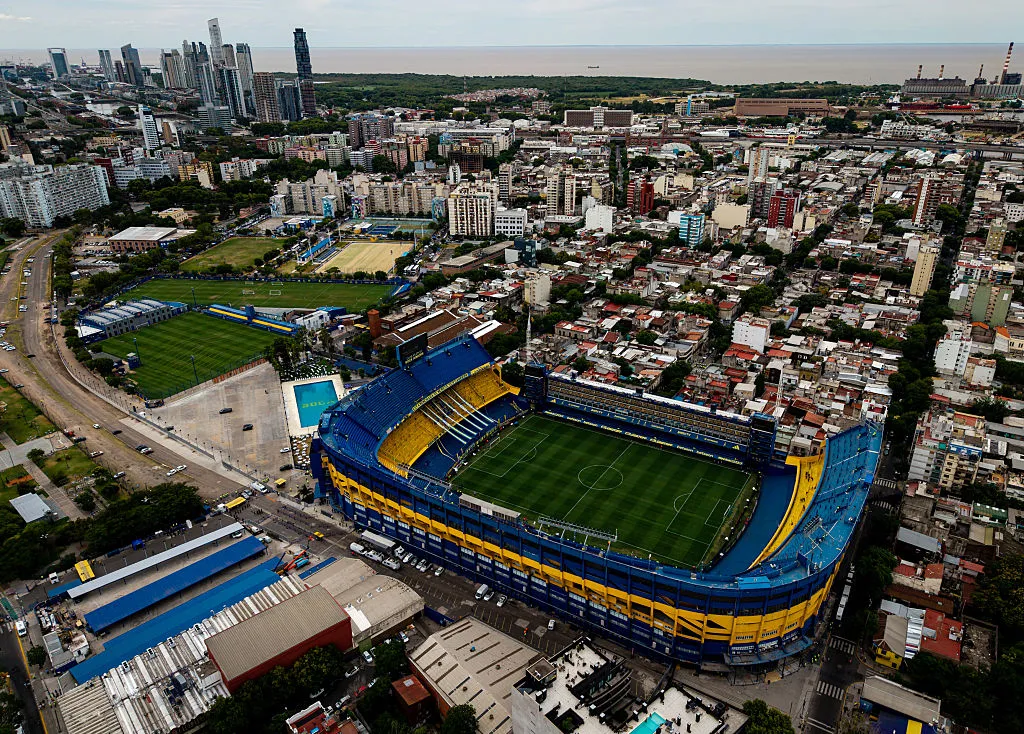 La vista del estadio de Boca. (Getty)