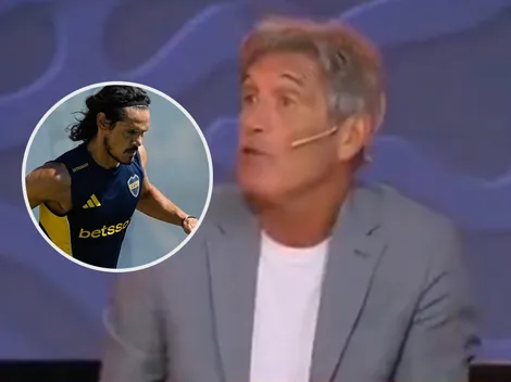 La propuesta de Juan Simón para resolver el problema de Cavani en Boca: "Lo está complicando a Riquelme"