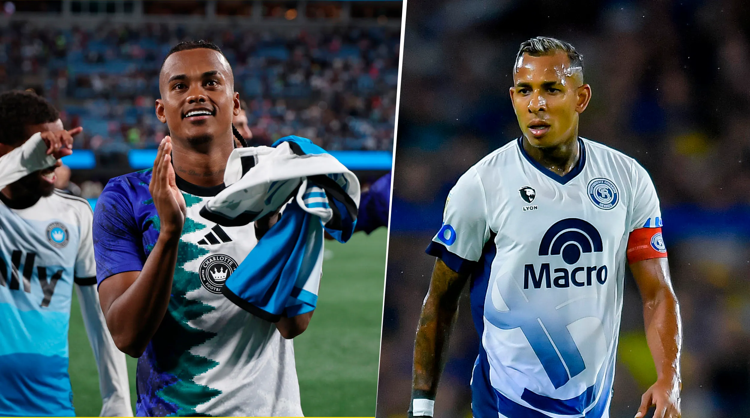 Los dos delanteros por los que Boca está interesados. (Getty)