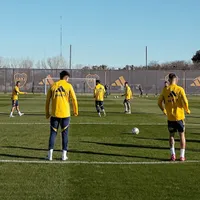 Los tres borrados en Boca: Úbeda no los usa y se entenan apartados del plantel