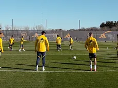 Los tres borrados en Boca: Úbeda no los usa y se entenan apartados del plantel