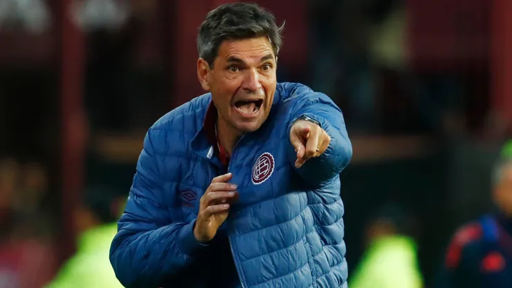 Pellegrino palpitó el duelo contra Boca.