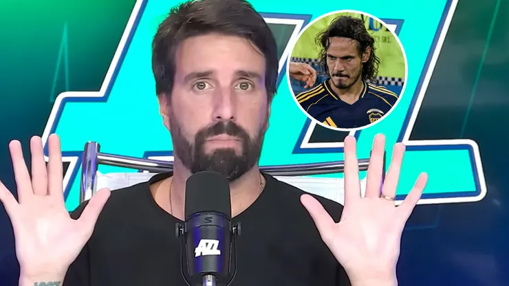 El periodista fue durísimo contra Cavani por su presente en Boca.