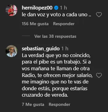 La respuesta de López Muñoz. (Captura)