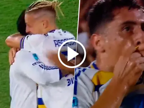 Los goles de Ascacibar y Merentiel para el triunfo parcial de Boca ante Lanús