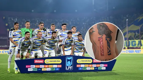 Juega en Boca y tiene un tatuaje de San Lorenzo.