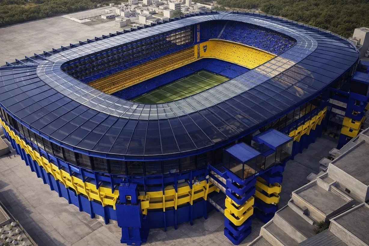 Así se vería la nueva Bombonera (imagen no oficial).