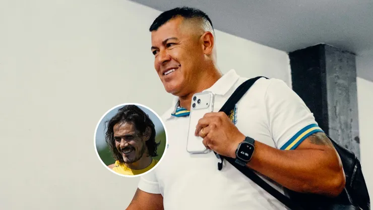 Almirón analizó el presente de Cavani.