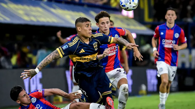 Boca igualó 1 a 1 con San Lorenzo.